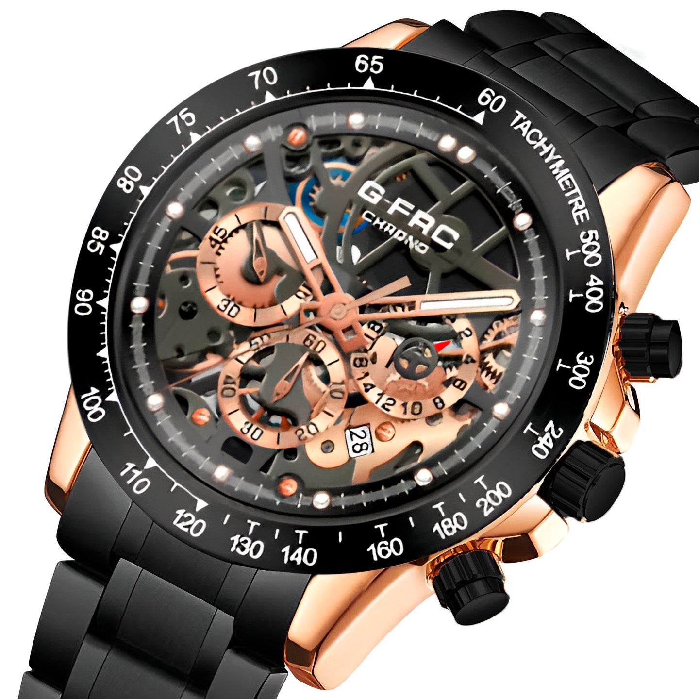 Reloj G-force H3717g Cronografo Funciona