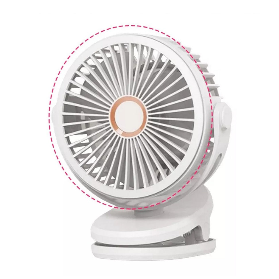 Ventilador Giro 360 Grados Portatil Reca